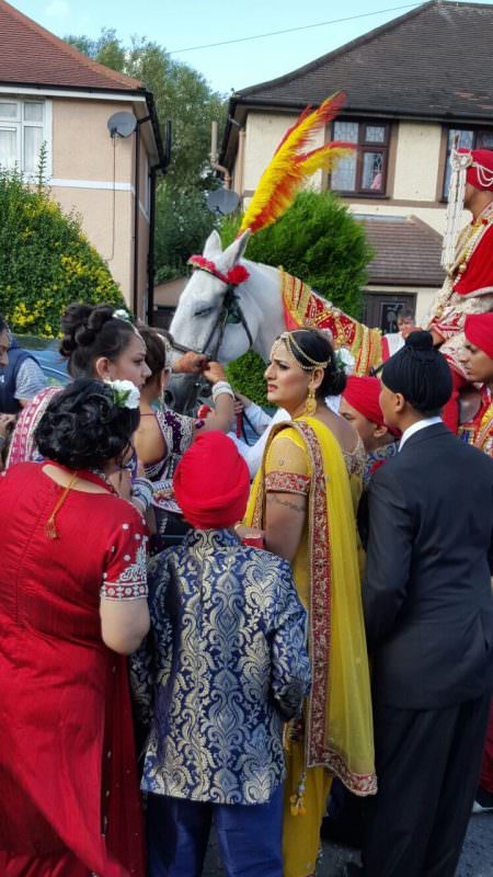 Rent White Horse Asian Wedding 4